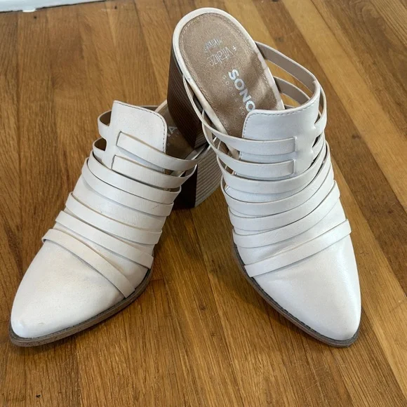 *last chance* Sonoma | Women's Cream Strappy Mules - Picture 1 of 16
